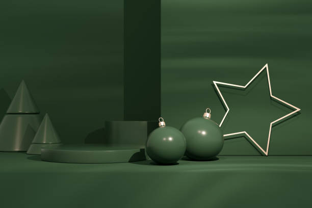 istock Christmas New Year Concept 3D 1744270824