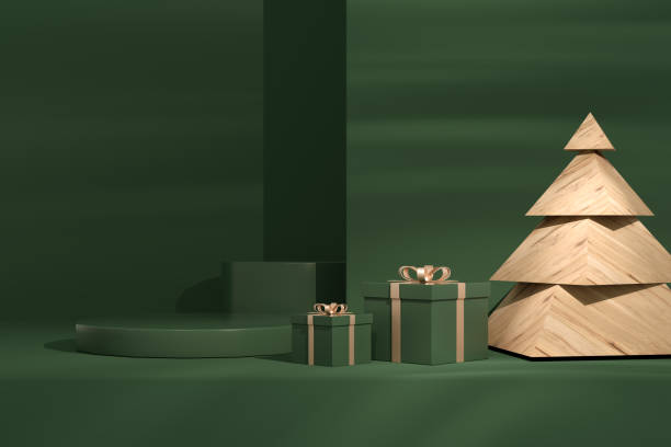 istock Christmas New Year Concept 3D 1744271971