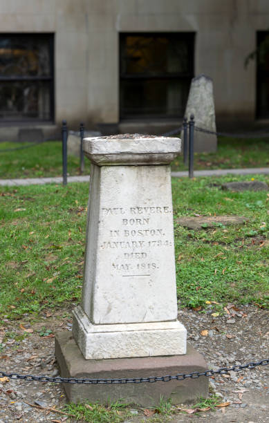 istock Tomb in Granary Burying Ground in Boston 1744277644
