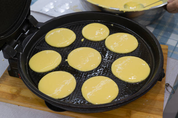 istock Chinese Snack:Homemade Sweet Corn Tortillas 1744278292