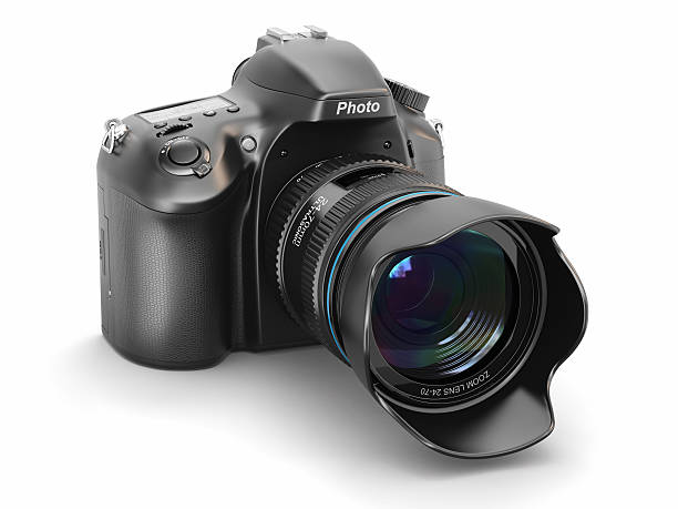 istock Digital photo camera on white isolated background. 174428841
