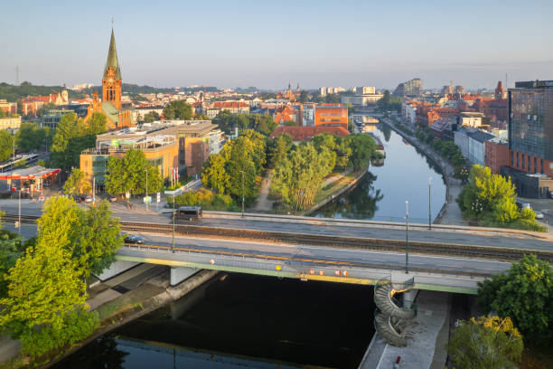 istock Bydgoszcz - Brda River in Old Town 1744295095