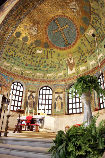 istock Altar with byzantine mosaic 174429584