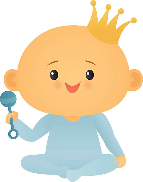 ilustrações de stock, clip art, desenhos animados e ícones de royal bebé (boy) - royal baby