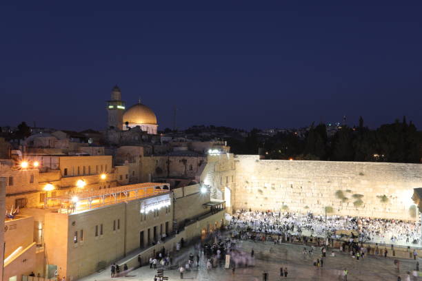 istock Wailing Wall Jewish prayers in Jerusalem Old City sunset 1744340370