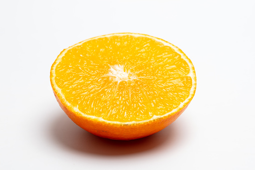 Studio Photography of Oranges on White Background