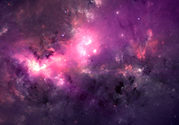 istock Nebula and stars in outer space. Abstract fractal art background. 1744370707
