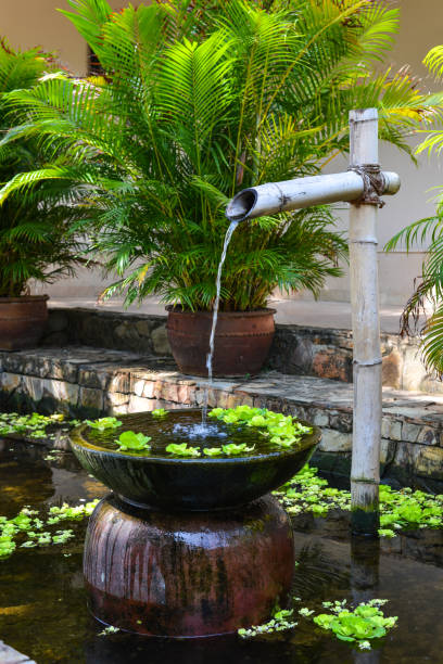 istock Well manicured landscaped gardens 1744380998
