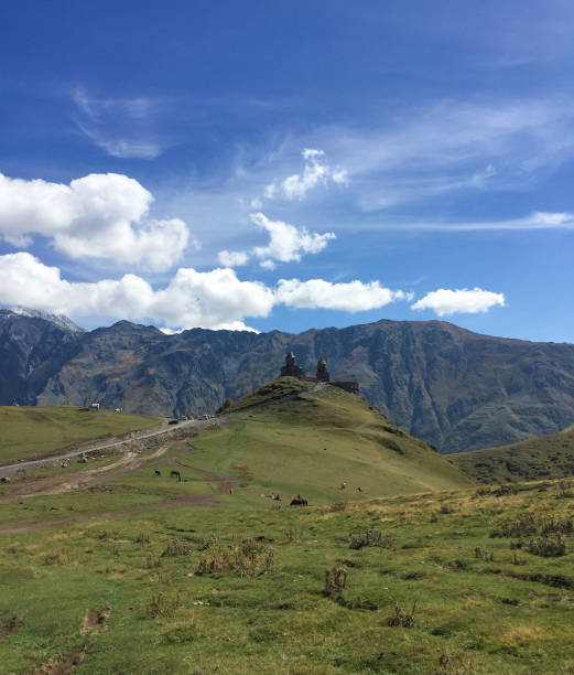 istock Mountain scenery of Kazbegi, Georgia 1744388842