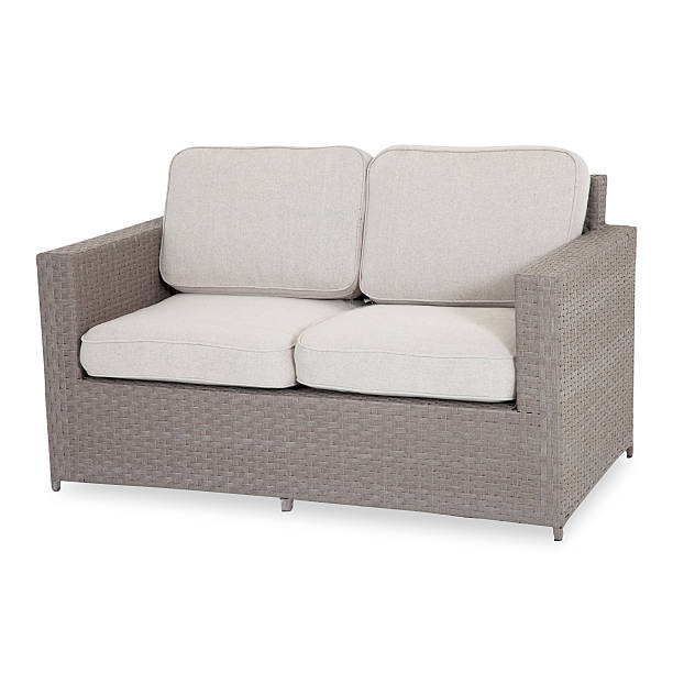istock Outdoor Wicker Loveseat 174440831