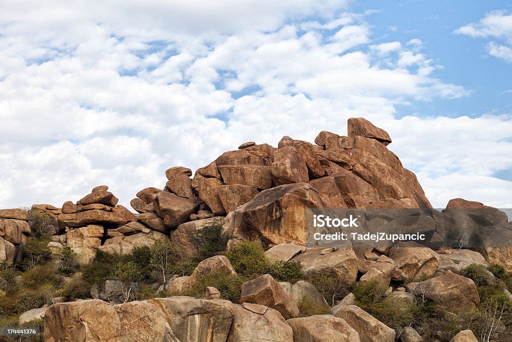 Hampi paesaggio - Foto stock royalty-free di Albero