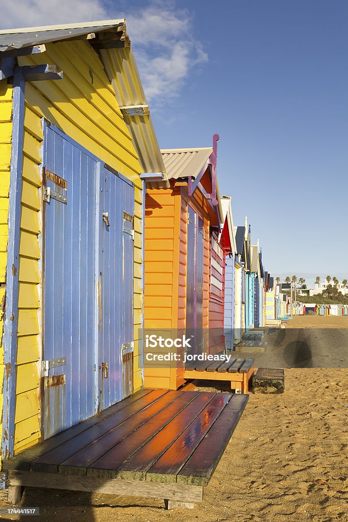 Colorato spiaggia - Foto stock royalty-free di Ambientazione esterna