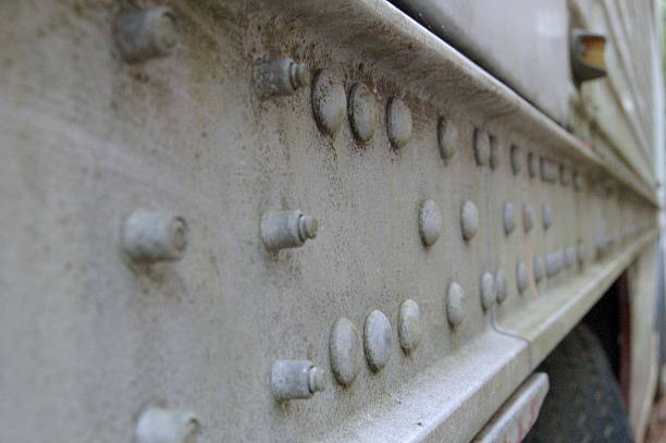 istock Interesting Aluminium Siding on a large Truck 174442685