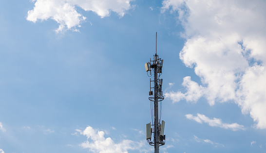 6G Telecommunications Base Station Tower