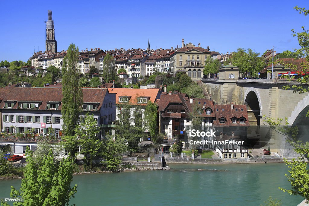 De la ville de Berne et Rivière Aar, Suisse - Photo de Arbre libre de droits