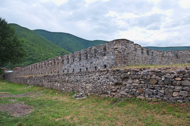 Sheki, Azerbaijan - 12 Jul 2013: The castle in Sheki, Azerbaijan