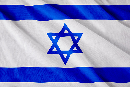 Israel flag background