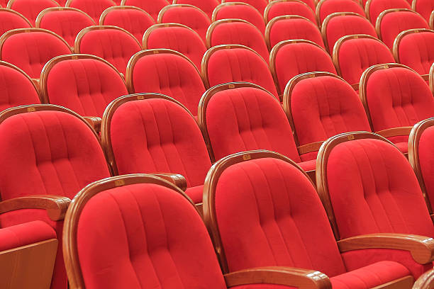 istock Background of theatrical red chairs 174446268