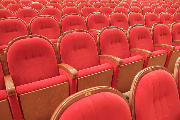 istock Background of theatrical red chairs 174446269