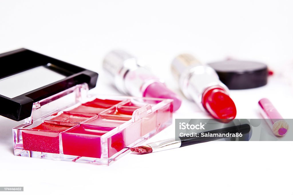 Maquillage rouge à lèvres - Photo de Baume à lèvres libre de droits