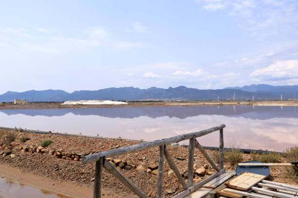 istock salt pans near Cagliari, Italy 1744473425
