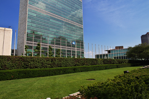 UN building in New York, USA