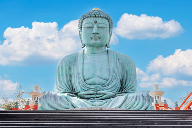 istock Daibutsu Buddha statue in Wat Phra That Doi Phra Chan temple, Lampang Thailand 1744500562