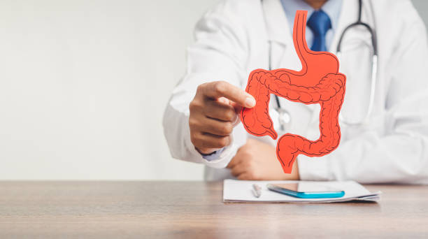 istock Doctor in a uniform with a stethoscope using a smartphone while sitting at the desk 1744510208