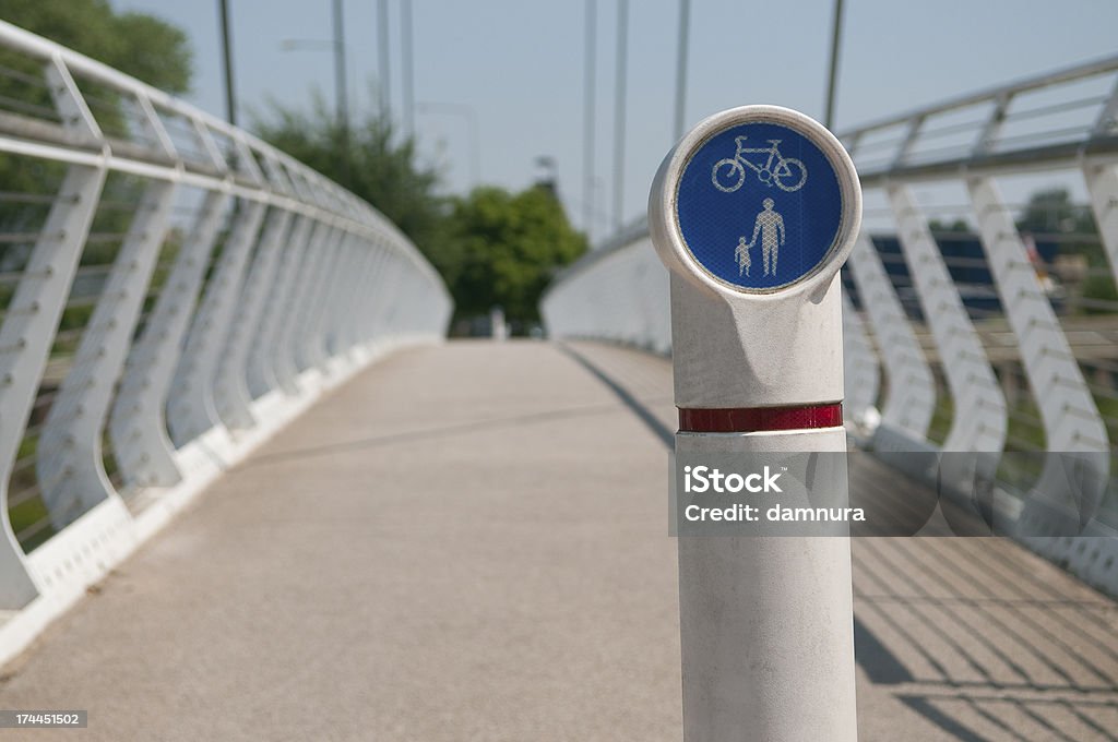 Cycle nad Fußgänger lane in Großbritannien - Lizenzfrei Brücke Stock-Foto