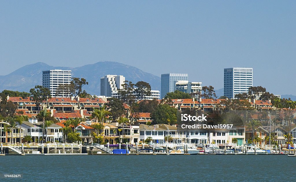 Newport Beach miasta i domów - Zbiór zdjęć royalty-free (Okręg Orange - Stan Kalifornia)
