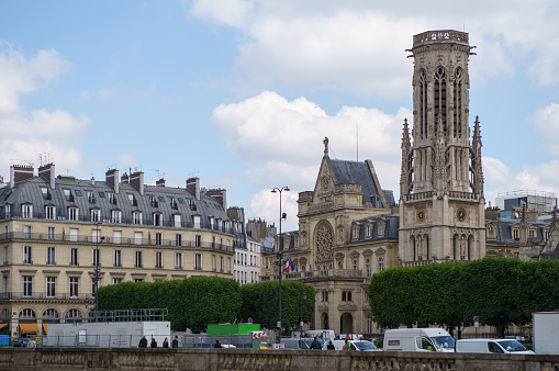Church of Saint-Germain-l'Auxerrois situated at 2 Place du Louvre. PARIS - 29 APRIL,2019