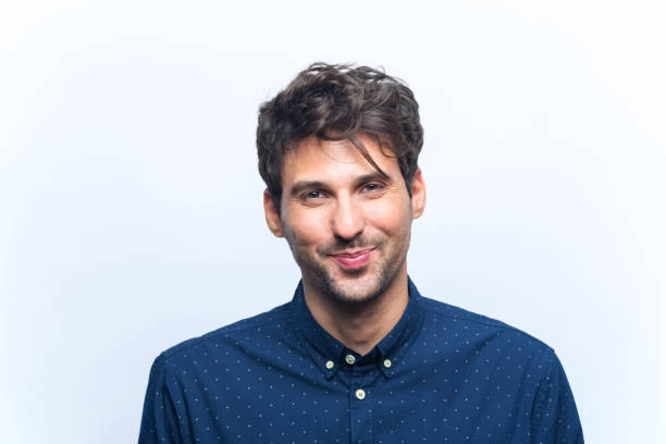 istock Portrait of smiling man 1744541966