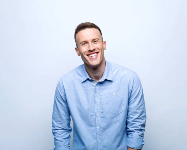 istock Portrait of smiling man 1744542554