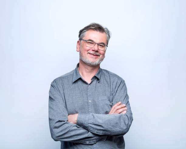 Portrait of smiling mature man