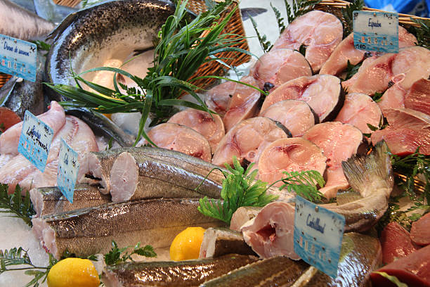 istock Fresh fish at a fishmarket 174454893