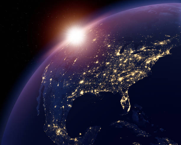 istock Earth nightlights, USA in focus 174457170
