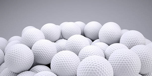 istock Background is out of golf balls 174457848