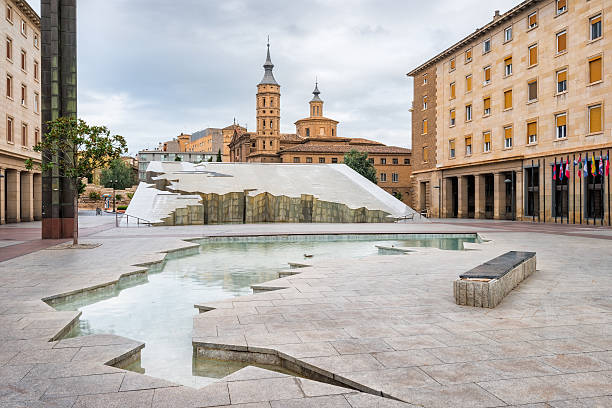 istock View in the center of Zaragoza 174458385