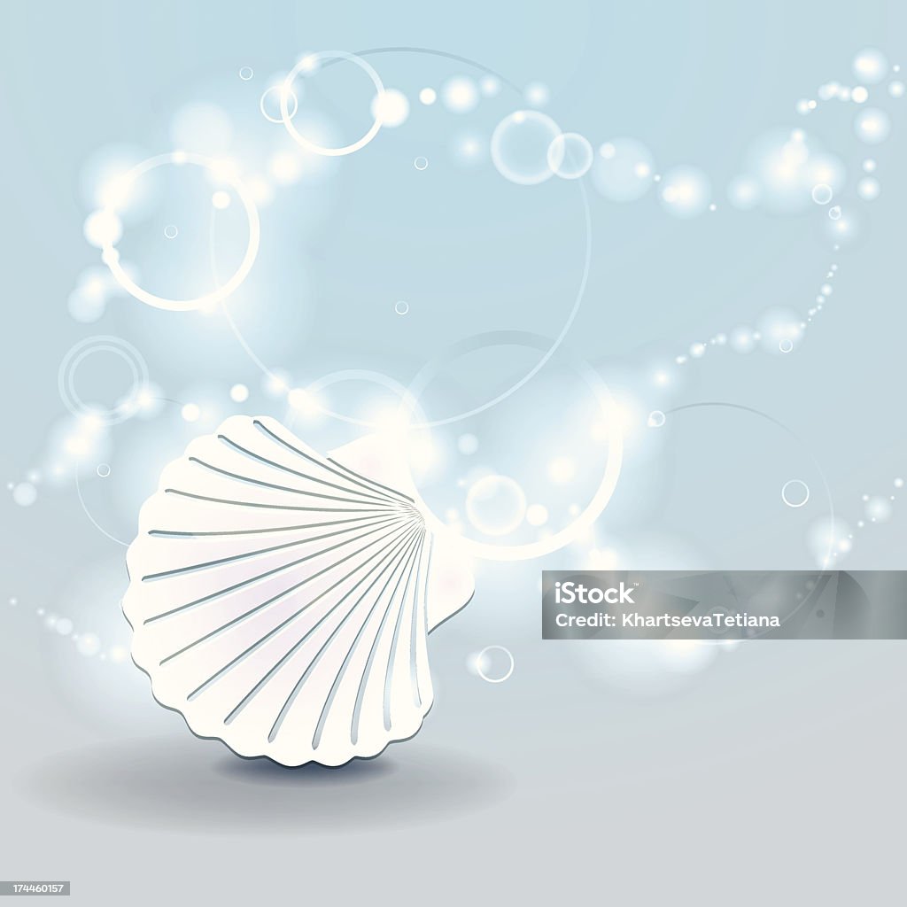Abstract Shell Background Abstract Glowing Background With Shell Stock Illustration - Download ...