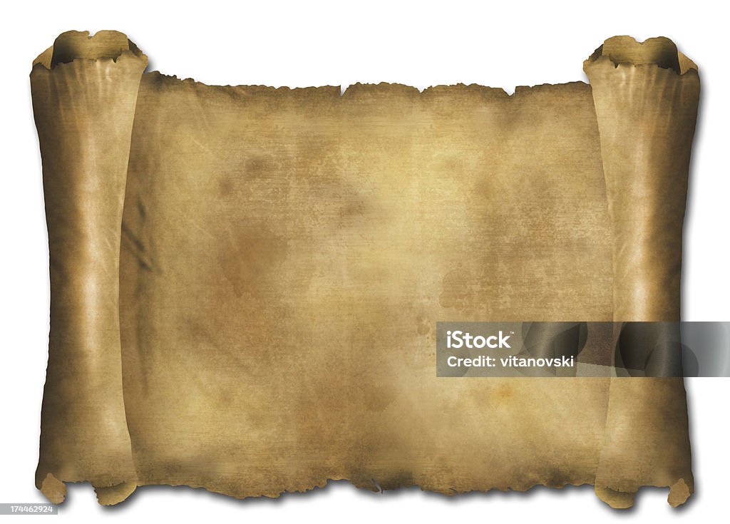 Papier scrol - Photo de Antique libre de droits