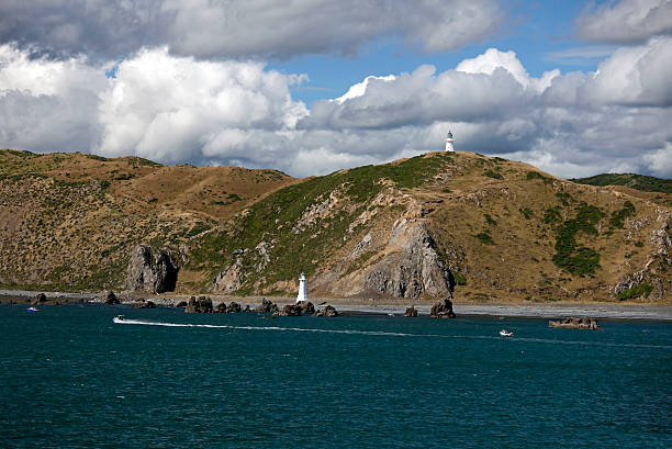 neuseeland - marlborough region sunrise new zealand sea stock-fotos und bilder