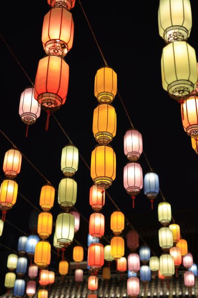 istock Asian Silk Chinese Lanterns 1744662588