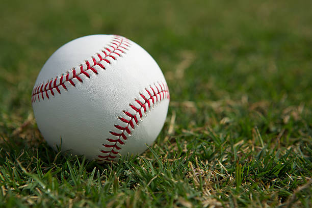 istock Baseball in the Outfield Grass 174466960