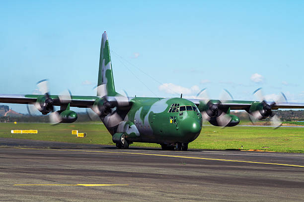 Lockheed C-130 Hercules Military Transport Airplane
