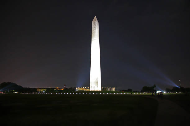 istock The obelisk in Washington, United States 1744721219