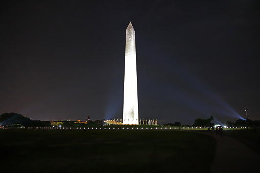The obelisk in Washington, USA