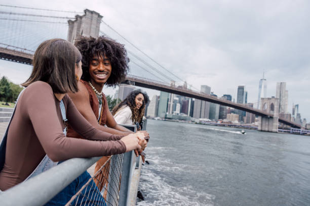 istock Young couple in New York 1744747651