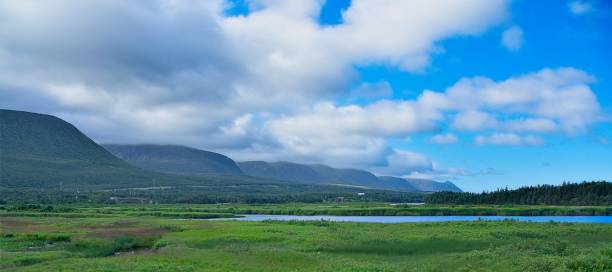 istock Green Low Lands with the Long Range Mountains in the Distance 1744747687