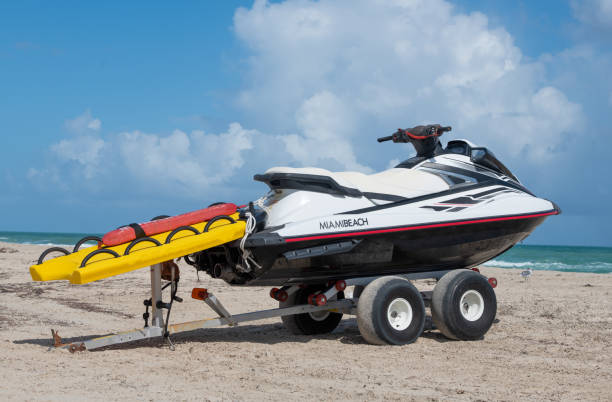 istock Boat rescue at Miami Florida 1744748306