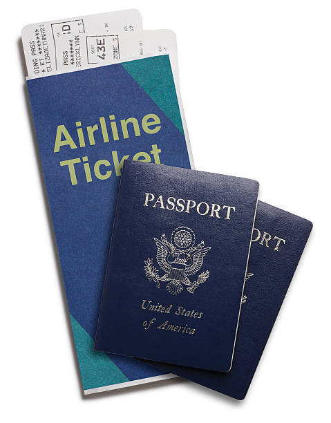 istock Airline Tickets & Passports 174477175